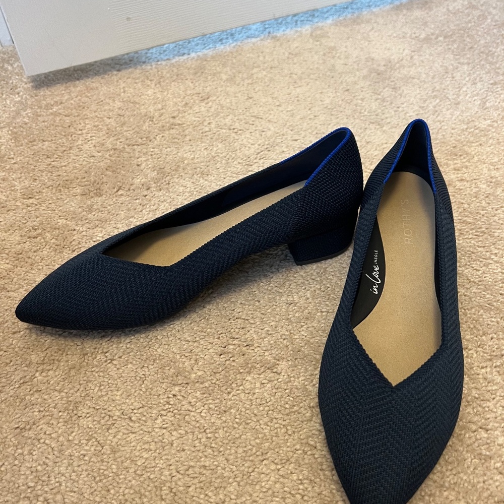Rothy's High Point In Navy Herringbone - image 3